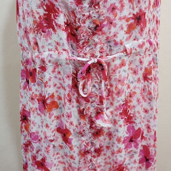 Misa Los Angeles Aurelie Gardenia Ruffled Midi Dress - Size XS - Picture 7 of 15